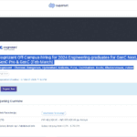 Cognizant Off-Campus Hiring