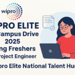 Wipro ELITE Off Campus Drive 2025