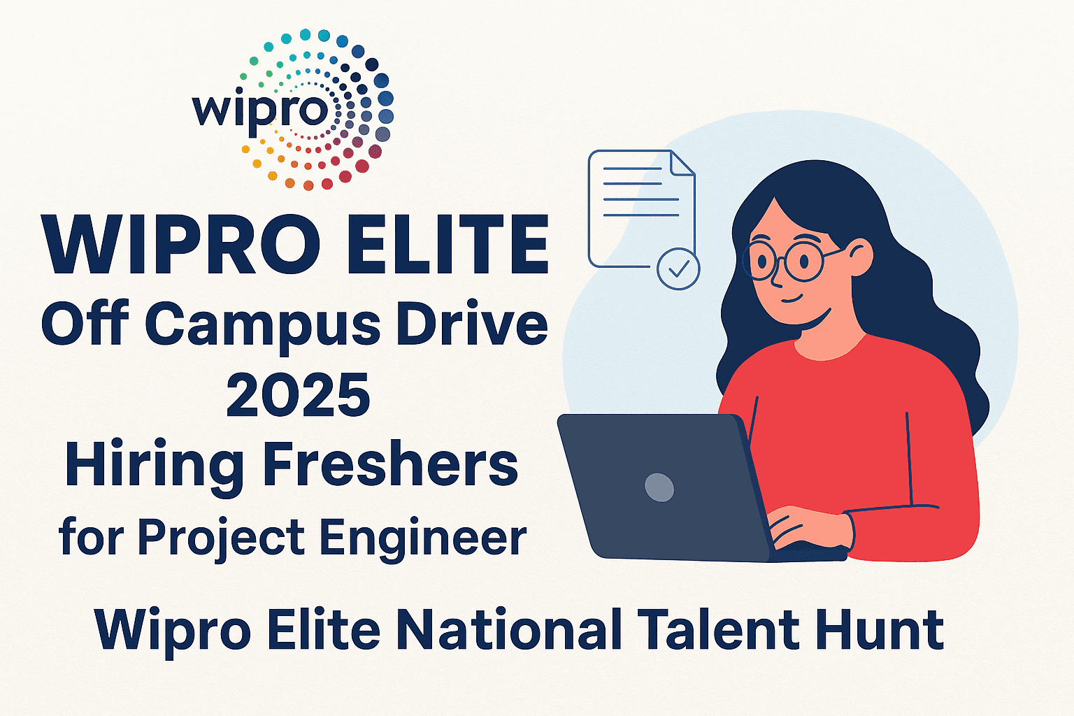 Wipro ELITE Off Campus Drive 2025