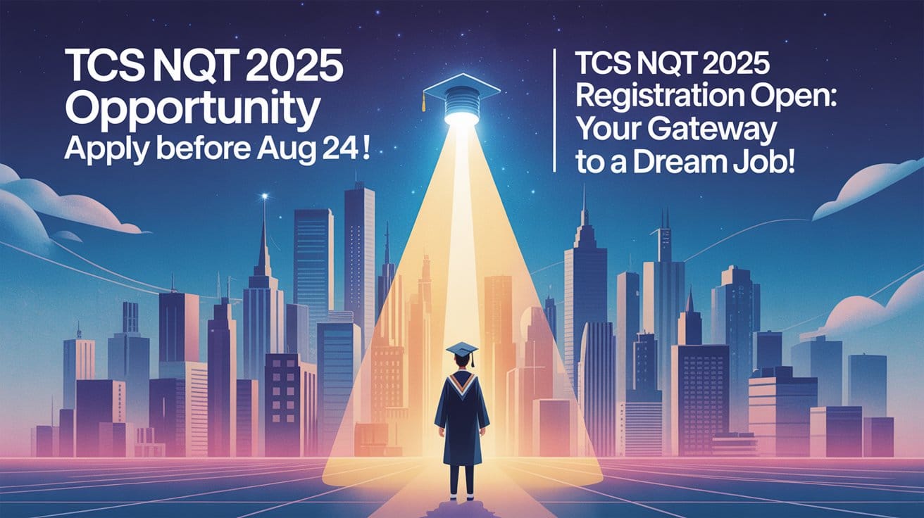 TCS NQT 2025 Opportunity Apply Before Aug 24!