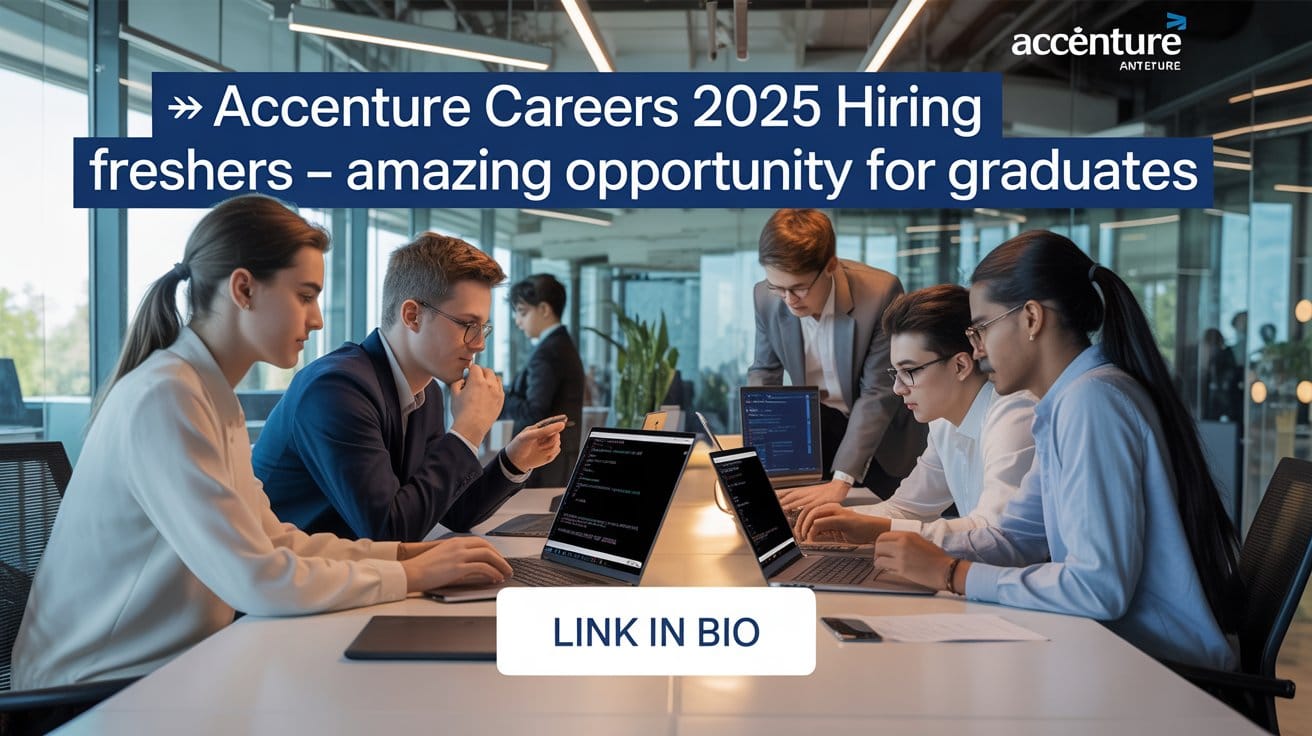 Accenture Careers 2025 Hiring Freshers – Amazing Opportunity for Graduates