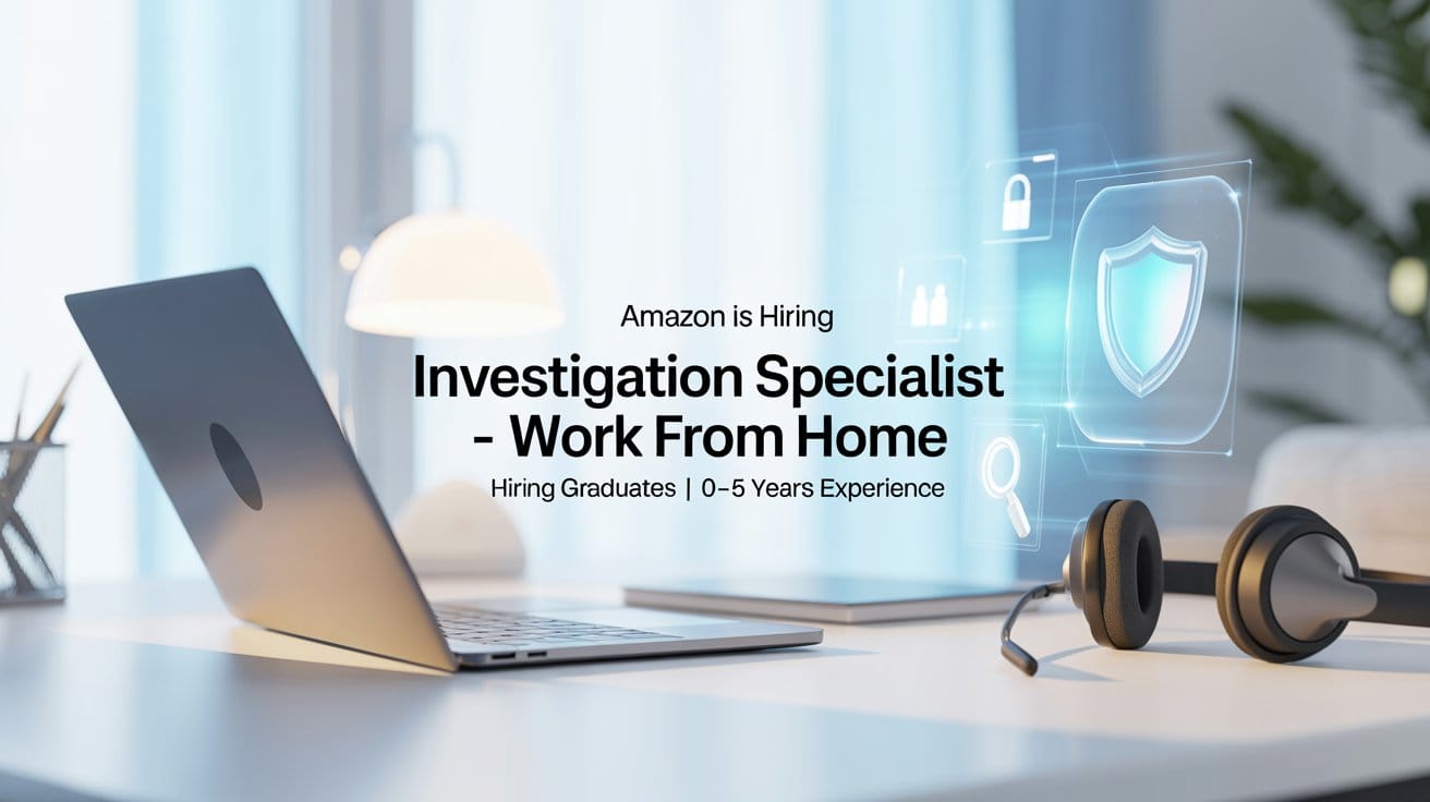 Amazon hiring fresher 2025 Recruitment | Investigation Specialist (Work From Home) | Bangalore