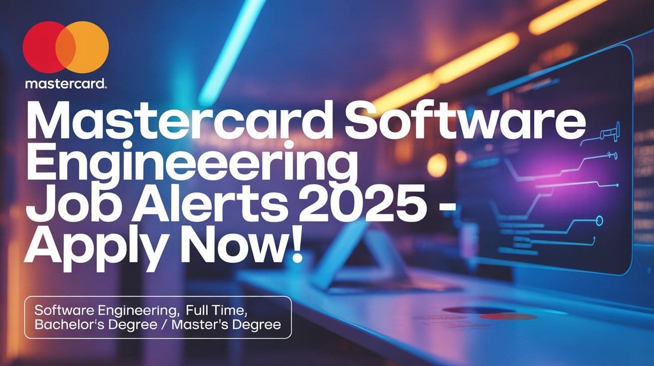 Mastercard Hiring 2025: Software Engineer Roles Open Fast