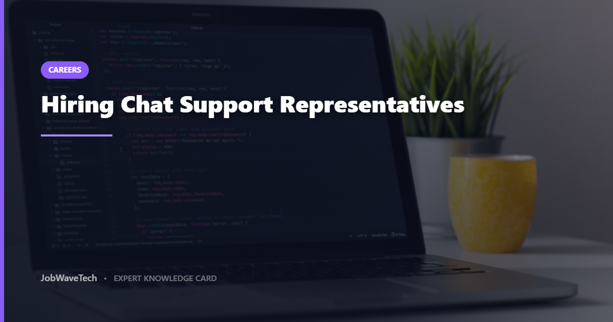 chat support jobs in india or customer service representative hiring